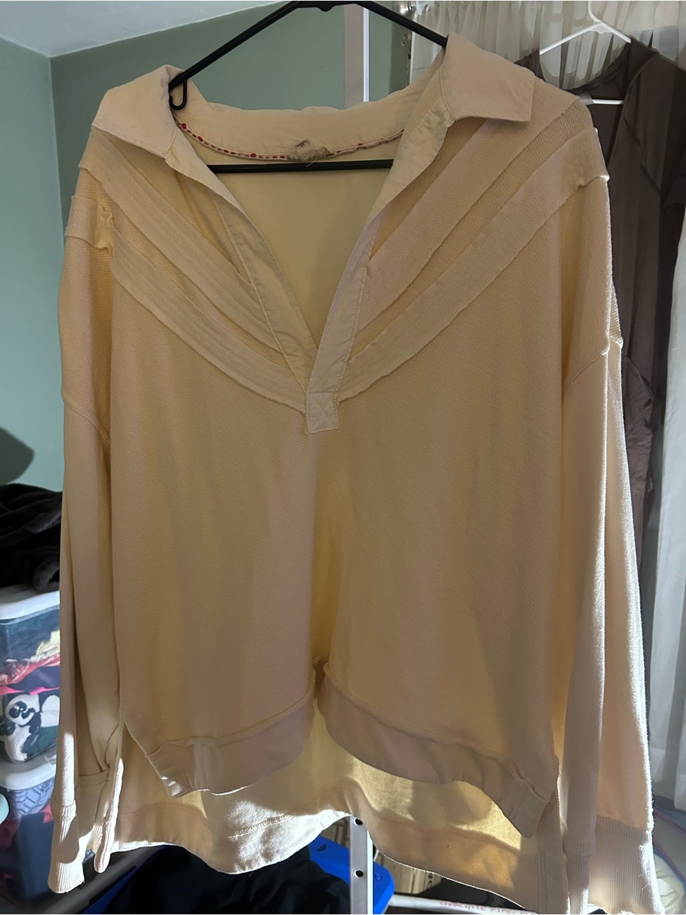 Pilcro Cream Pullover